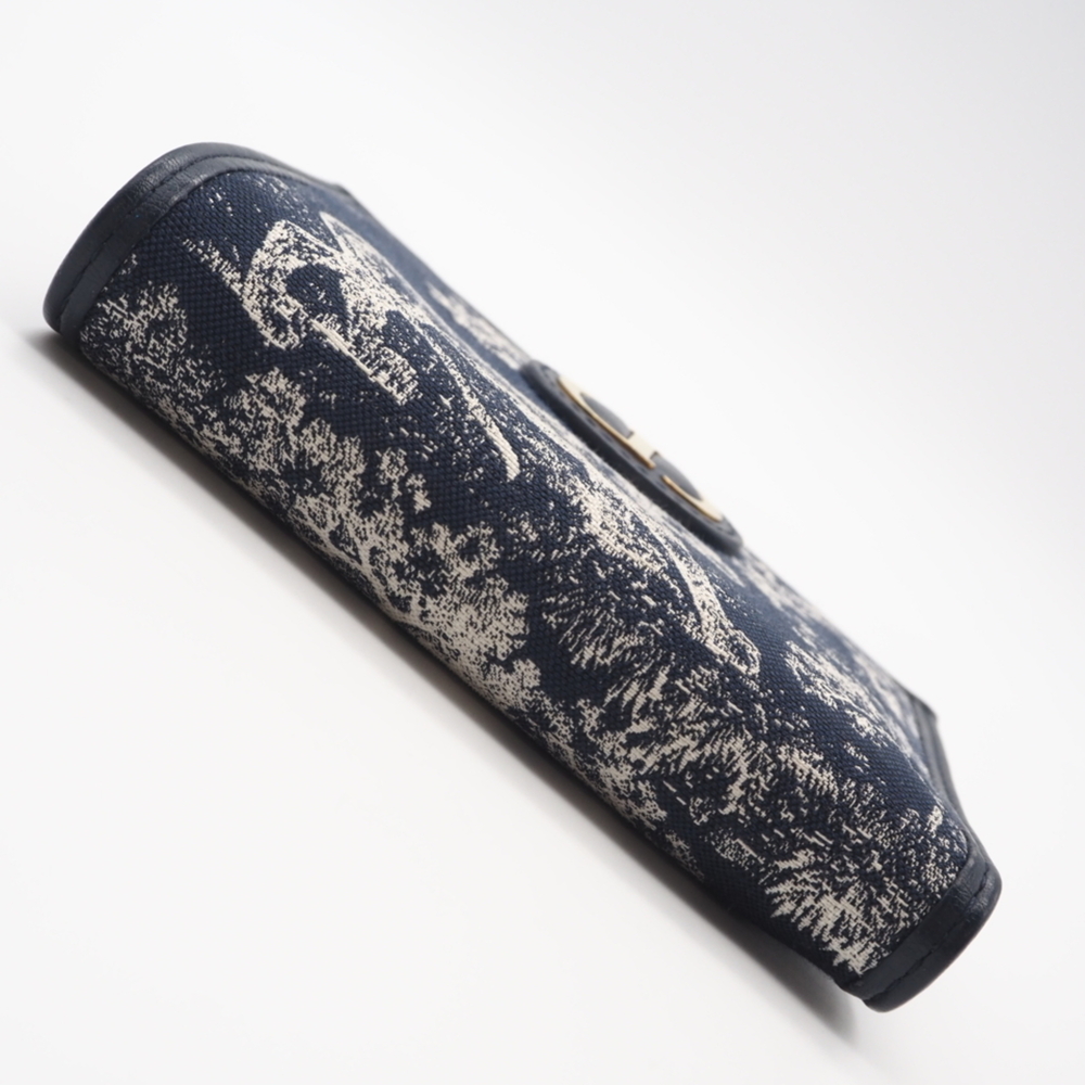 Christian Dior Dior Toile de Jouy Reverse Jacquard 30 Montaigne Dahlia Wallet... - Picture 6 of 16